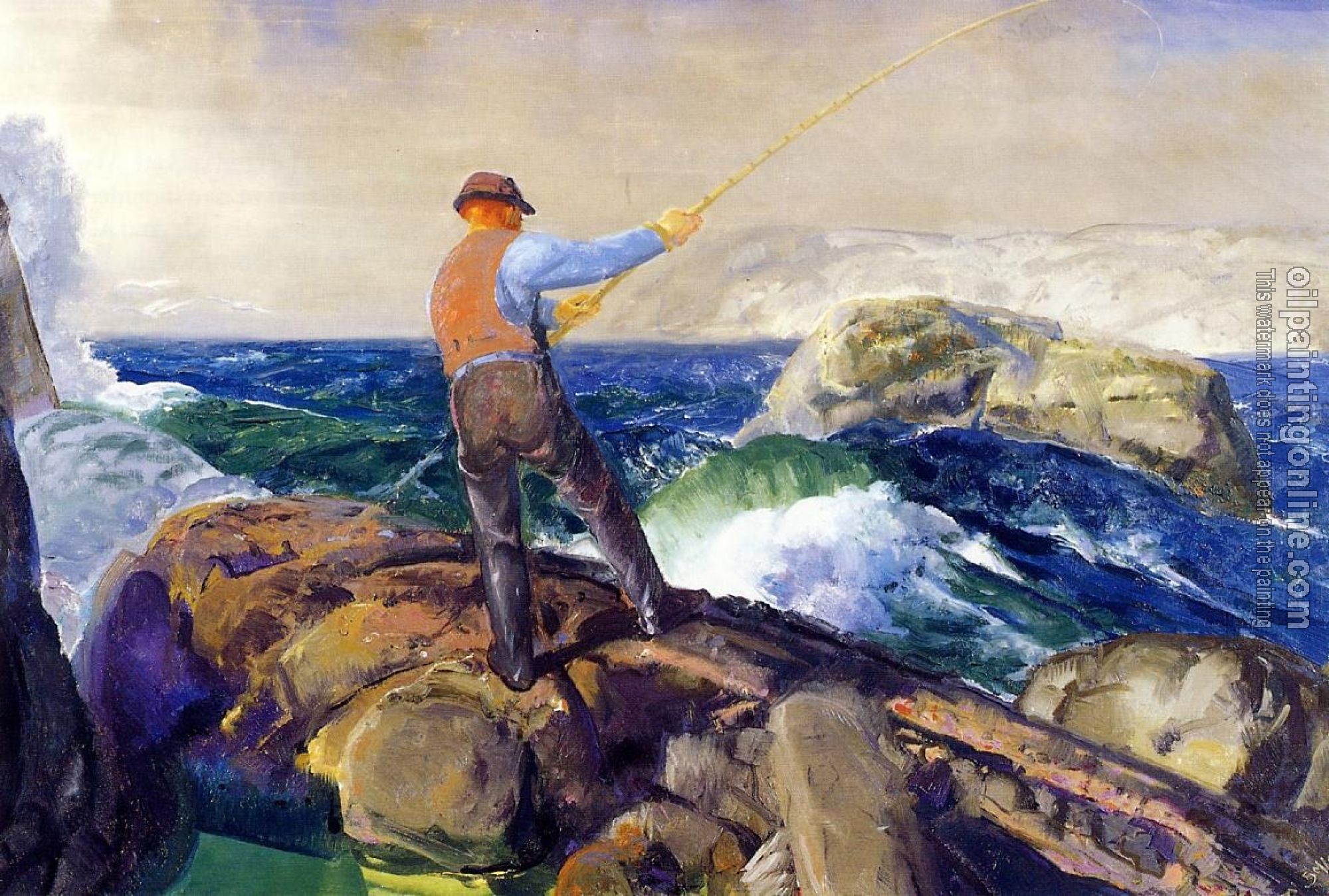 Bellows, George - The Fisherman